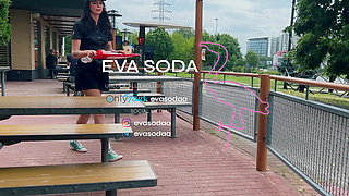 Risky Sex in a Restroom, Fucked a Mcdonald's Employee Over Spilled Fanta!