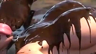 Dirty Mud Foot Face Domination - Women Degraded