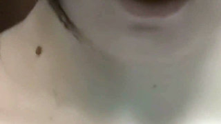 Pale Brunette in the Hot Tub - Fingering and Toy