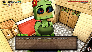 Minecraft Horny Craft - Part 21 - Creeper Horny Cowgirl Babe By LoveSkySan69