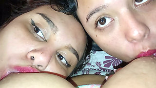 Andrea Lactating in the Jacuzzi - Lots of Milk
