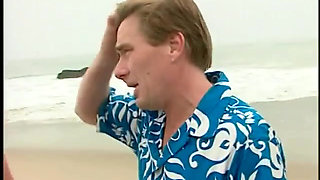 Deserted beach witnesses hot fucking action with a pretty blonde