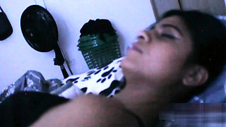 Stepbrother Creampies My Horny Latina Pussy From Behind at Dawn