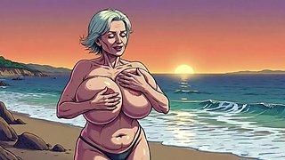 Cartoon Big Boob Beach Matures