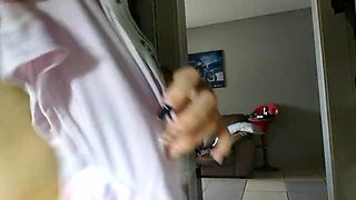 Fairy Bliss the Brazilian Hentai Vixen Strips into Skimpy New Panties for Horny Panty