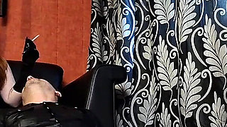 Caught My Human Ashtray Watching Porn