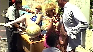 Grannies Host Wild Anal College Group Orgy