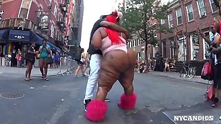NYCandid 355 Spicee Cajun PLUMPER In Pinkish Leotard