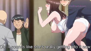 Massive Fingering and Squirting Orgasm for Busty Secretary (Hentai) Eng Sub