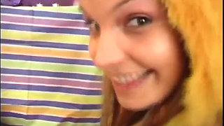 Two Wonderful Horny Teens with Nice Tits Masturbate Their Tight Pussy with Dildo