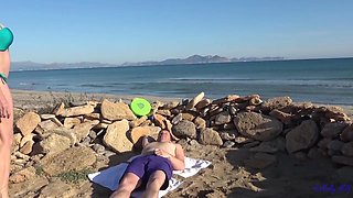 Milf Has Holiday Sex On The Beach