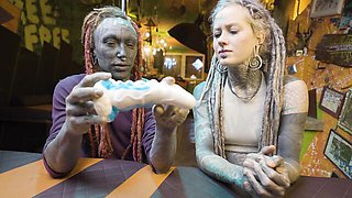 Sneaky Anuskatzz and Lily Lu - dreadlocks sex - Dirty Dreaz