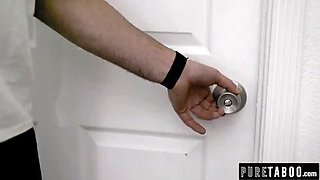 Widowed Dad Can't Resist Son's Hot Redhead GF Maya Kendrick - Teen Cheating & Deepthroat