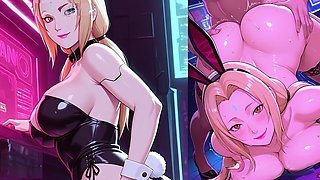 Xxpandaart's bunny anime porn highlights compilation featuring Naruto in a bunny suit