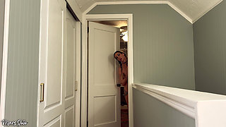 POV Sex Fight with Impregnation Fantasy & POV Kissing - Wrestle Me for My Bikini Which Turns Into Sex and an Accidental Creampie