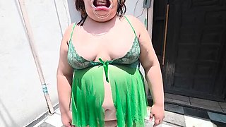 Neighbor’s Courtyard Anal Destruction and Humiliation for Me