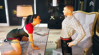 Asian Divorced Lady Keeps Her Ex Husbands Boss Happy as He Pays Expenses for Her Purpose