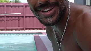 Eager Hotwife Enjoys BBC at Her Hubby's Bbq Pool Party - Touchmywife -