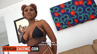 Amateur Big Tits Ebony Teen Down For Rough Interracial Sex In Casting Call