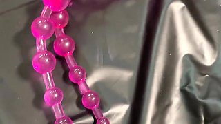 Cute BBW Obsessed with Anal Beads