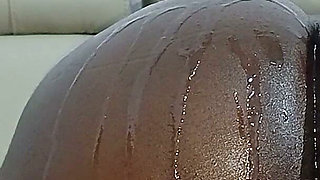 Lots of Sperm in the Slut's Ass, the Fuck Was Good, Intense, Dirty Sperm Accumulated.