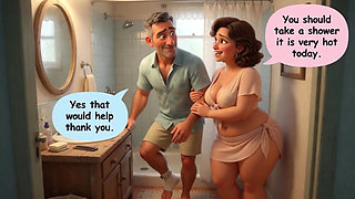 Unexpected Passion Awakens Grumpy Mother-in-law During Countryside Getaway Trip - Ai Generated