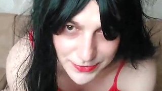 Femboy in Swimsuit Looks Promiscuous Pretty Glamorous
