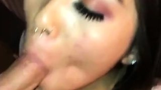 Asian Amateur Facial Cumshot