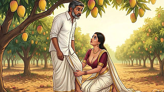 Mango Harvest Owner Getting Fresh Mango in His Farm