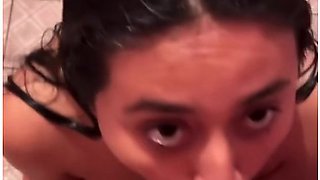 My Sisters Boyfriend Finds Me In The Shower And We End Up Fucking, At The End He Cums On My Tits