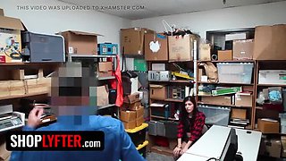 Audrey Royal Tiny Tit Troublemaker Fucked By Two Security Guards And Gets Massive Facial Cumshots