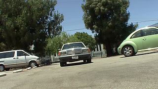 Garage Lesbians on the Car Hood - Curvy Short-haired Redhead Licks the Blonde Mechanic