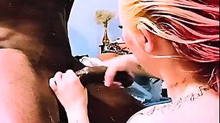 Sexy ass blonde rides big cock and swallows jizz