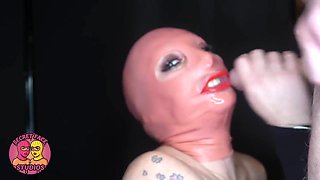 Pov Latex Mask Messy Huge Facial With Lolavixenlv