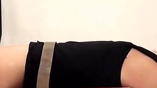 Jessie takes bad ass-whip session from the blonde mistress