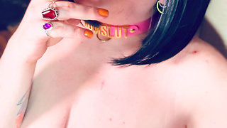 Cumslut Tina Snua Smokes A Cigarette With Her Tits Out - Smoking smoker Dangles Drifts OMI OME Snap Inhales