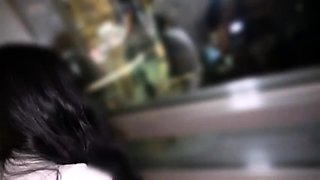 Small titted brunette amateur anal nailed at home