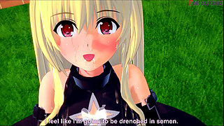 Yami konjiki Blowjob - To Love Ru