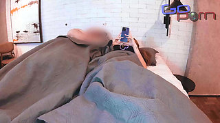Cuckold Boyfriend Takes a Shower While Naughty Neighbor Fucks Redhead's Pussy
