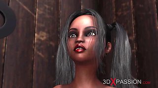 Hot xxx in gloryhole room! hooded fellow fucks rough a stellar ebony