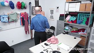 Cougar anal and cunny banged by security- Krissy Lynn