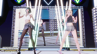 MMD Sunlight Marie Rose Tamaki Sexy Dance Doa Hentai Uncensored 4K 60FPS