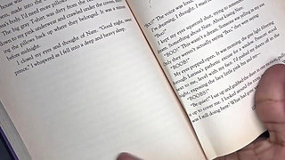 Livie Blainn Milks Cory Strokes While Reading