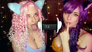 Party amateur teens lesbian sixtynine while getting fucked