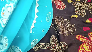 Desi India Aunty Fucking with House Owner for Paying Rent Telugu Audio