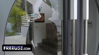 Freeuse milf - landlord nails step-mom and daughter-in-law (Cory Chase, Nicole Aria) all over the house