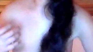 Caressing My Tits and My Hard Nipples