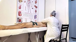 Nurse Exam Turns Naughty When Patient Gets Hard - Jennifer Pimenta Uncensored Medical Fetish