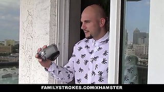 Familystrokes - checking out and fucking my step-sister outdoors