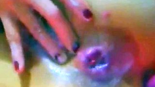 Asian Amateur Rosebud Fists Herself